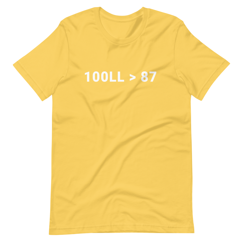 100LL > 87 T-Shirt 