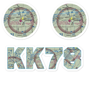Abilene Municipal Airport (K78) VFR Sectional Sticker Pack