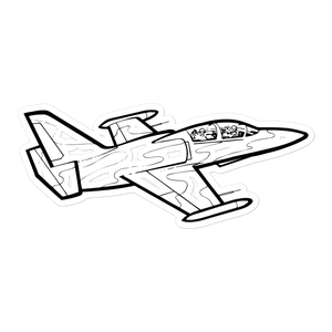 Aero L-39 Albatros Jet Trainer Sticker
