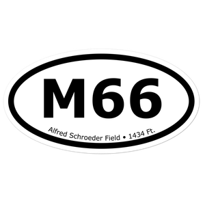 Alfred Schroeder Field (KM66) Oval Sticker