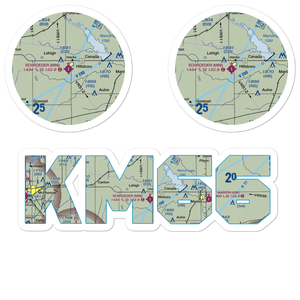 Alfred Schroeder Field (M66) VFR Sectional Sticker Pack