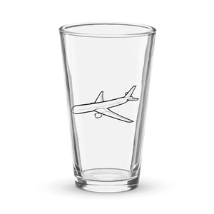 Boeing 767-400ER Long-Haul Workhorse  Shaker Pint Glass