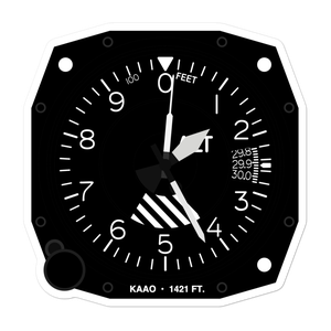 Colonel James Jabara Airport (KAAO) Altimeter Stickers