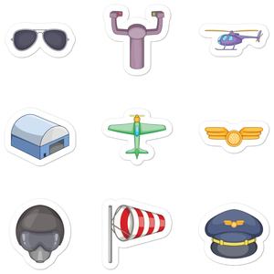 Flight Set 9-Sticker Pack