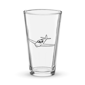 Globe Swift Classic Monoplane  Shaker Pint Glass