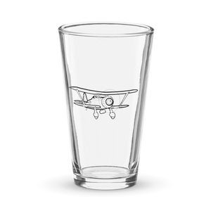 Henschel HS 123 Dive Bomber  Shaker Pint Glass