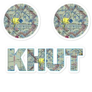 Hutchinson Municipal Airport (HUT) VFR Sectional Sticker Pack