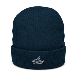 Lockheed P-38 Lightning 2 Atlantis Recycled Cuffed Beanie