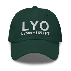 Lyons (KLYO) Airport Hat