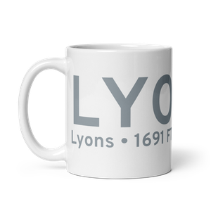 Lyons (KLYO) Airport Mug