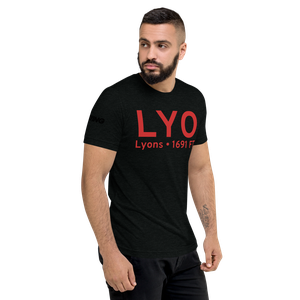 Lyons (KLYO) Airport Tri-blend T-Shirt