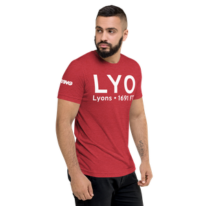 Lyons (KLYO) Airport Tri-blend T-Shirt