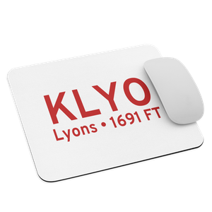 Lyons-Rice County Municipal Airport (KLYO) ICAO  Mouse Pad
