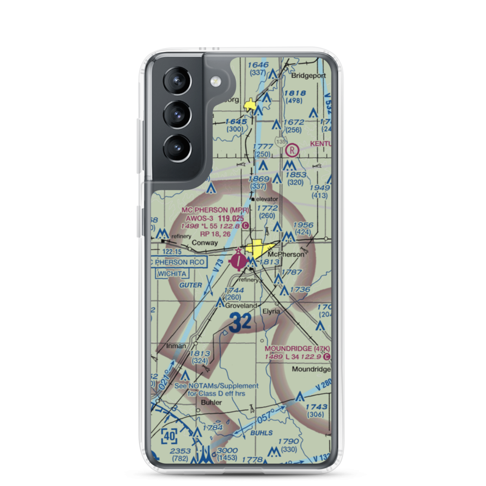 Mc Pherson Airport (MPR) VFR Sectional Samsung Case