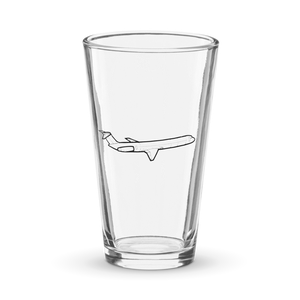 McDonnell Douglas MD-80 Airliner  Shaker Pint Glass