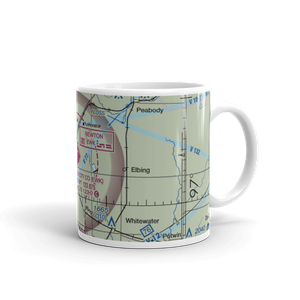 Newton City-County Airport (EWK) VFR Sectional  Mug
