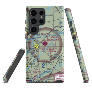 Newton City-County Airport (EWK) VFR Sectional Samsung Phone Case