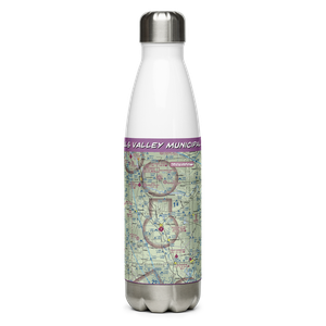 Pauls Valley Municipal Airport (PVJ) VFR Sectional Water Bottle