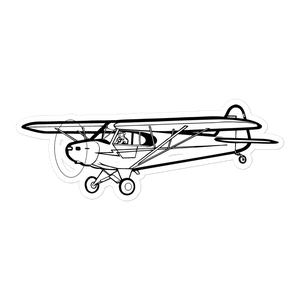 Piper Cub Special PA-11 Sticker
