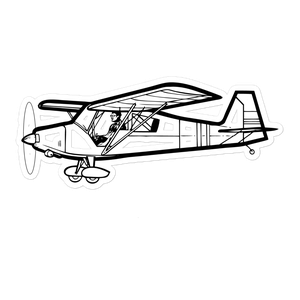 Preceptor N3 Pup Homebuilt Aircraft Sticker