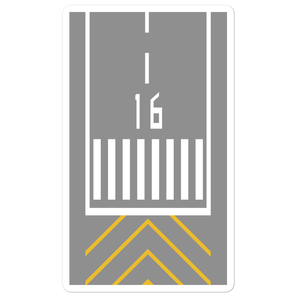 Runway Threshold 16 Stickers