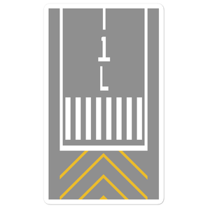Runway Threshold 1L Stickers