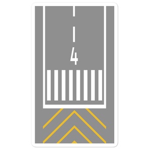 Runway Threshold 4 Stickers
