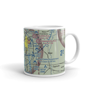 Salina Municipal Airport (SLN) VFR Sectional  Mug