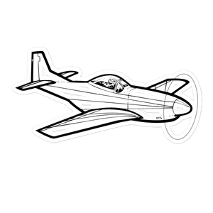 Thunder Mustang - High-Performance Homebuilt Sticker
