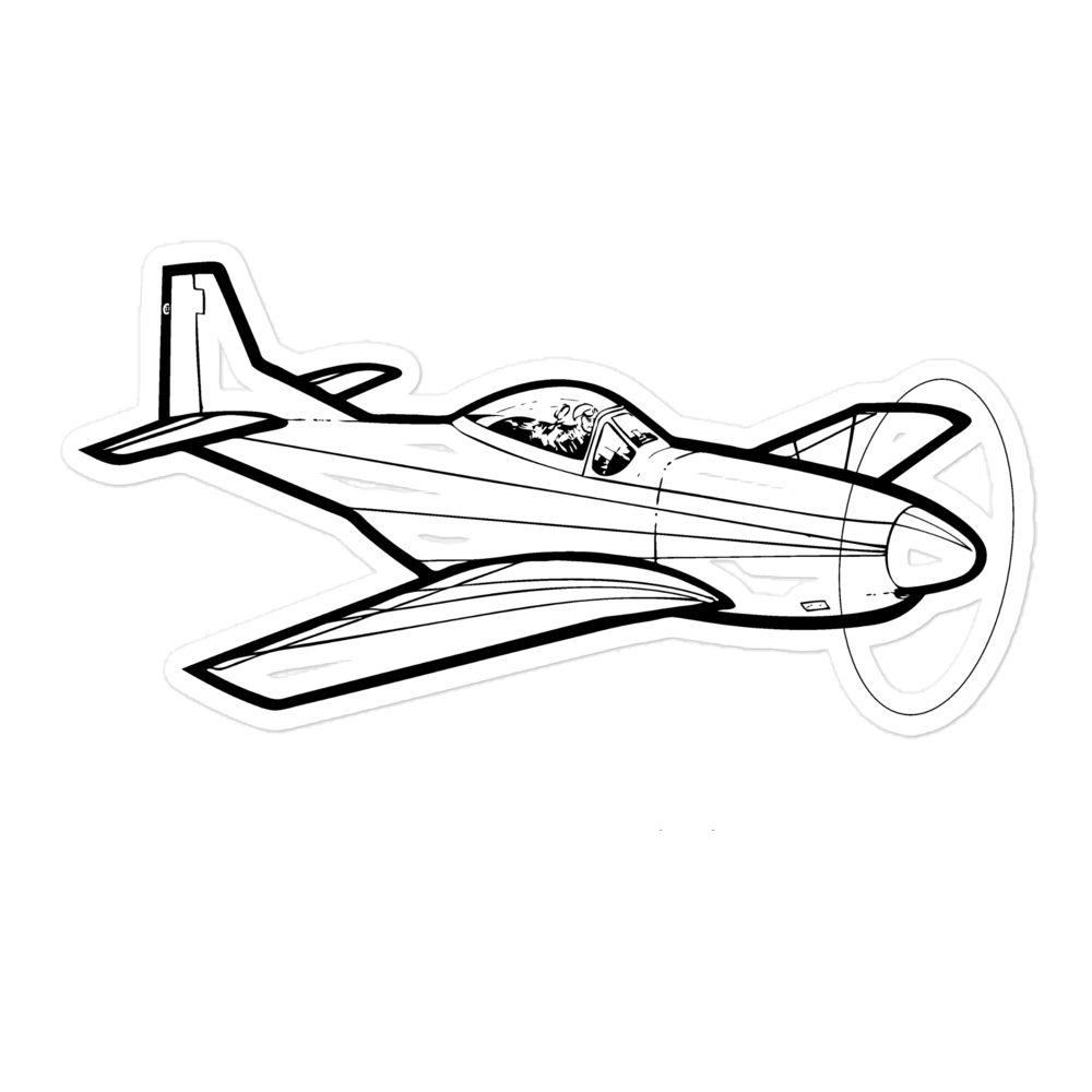 Thunder Mustang - High-Performance Homebuilt Sticker 