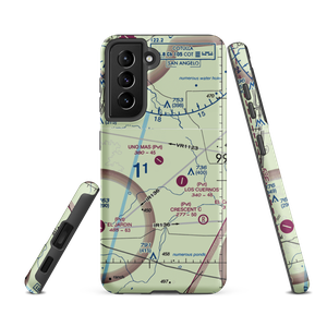 Uno Mas Ranch Airport (5TS1) VFR Sectional Samsung Phone Case