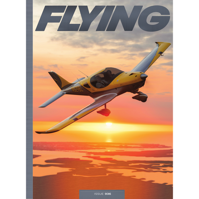 FLYING Magazine Cover Print - April  2023 Poster