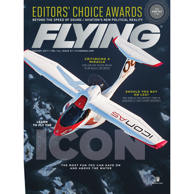 FLYING Magazine Cover Print - January 2017 Poster