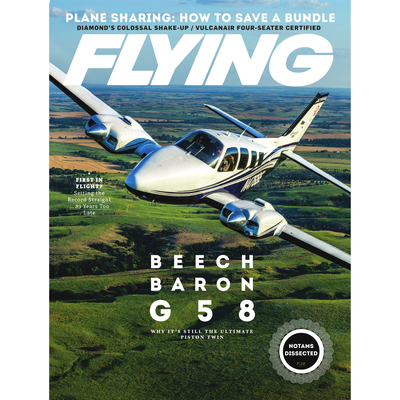 FLYING Magazine Cover Print - March 2018 Poster